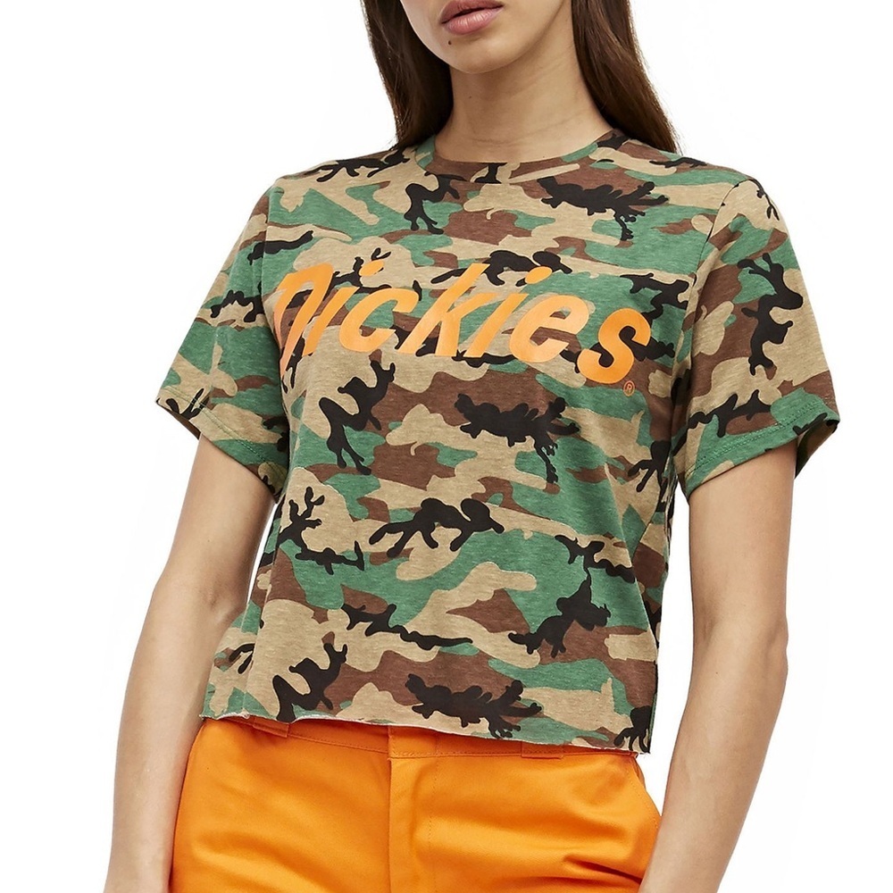 NWOT Women’s Dickies Camo Crop Top XS
